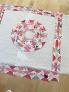 Beggar quilt block 乞食 こじき　パッチワークミシンキルト スプールのバッグpatchwork　Spool Quilt block スプールのパッチワークパターン Quilt nakazawa felisa中沢フェリーサ