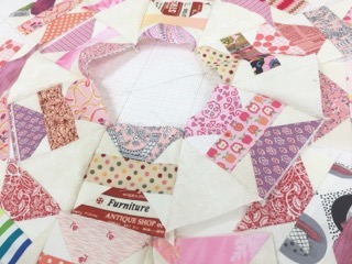 Beggar quilt block 乞食 こじき　パッチワークミシンキルト　スプールのバッグ patchwork Quilt nakazawa felisa中沢フェリーサ