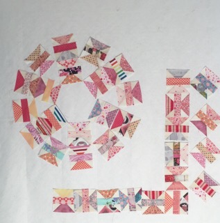 Beggar quilt block 乞食 こじき　パッチワークミシンキルト　patchwork Quilt　Spool Quilt block スプールのパッチワークパターン　 nakazawa felisa中沢フェリーサ