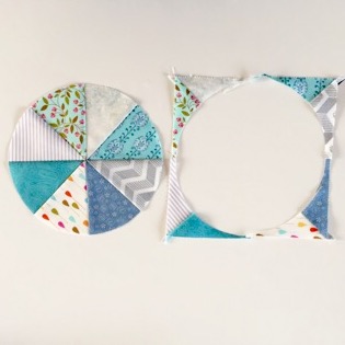 Circle Quilt block サークルキルト 円 ドット マルCircle Quilt juki machine パッチワークパターン dote Quilt パッチワークミシンキルトNakazawa Felisa 中沢フェリーサ