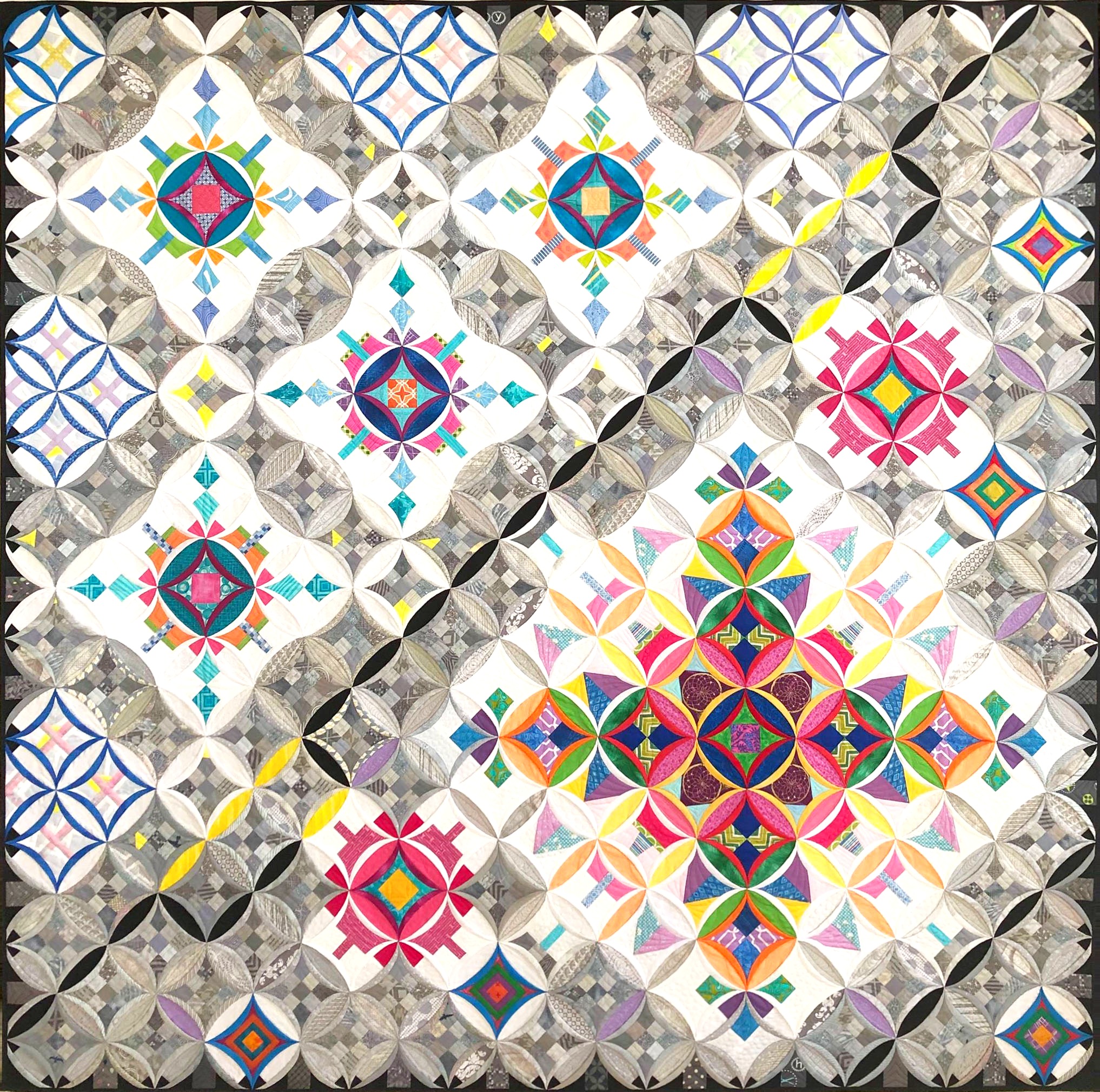 Cathedral window quilt カテドラルウインドウの作り方