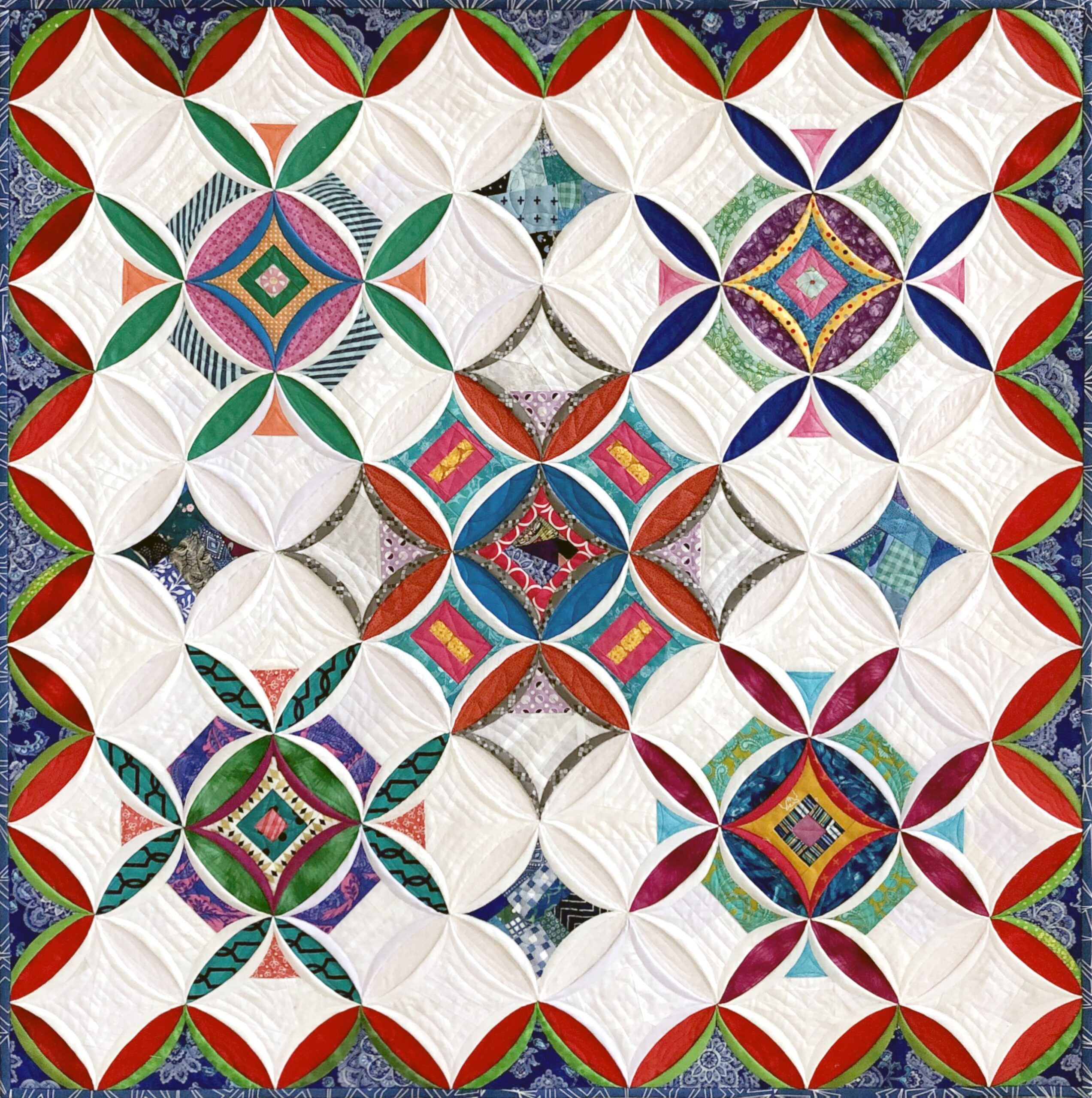 cathedral window quilt カテドラルウインドウキルト